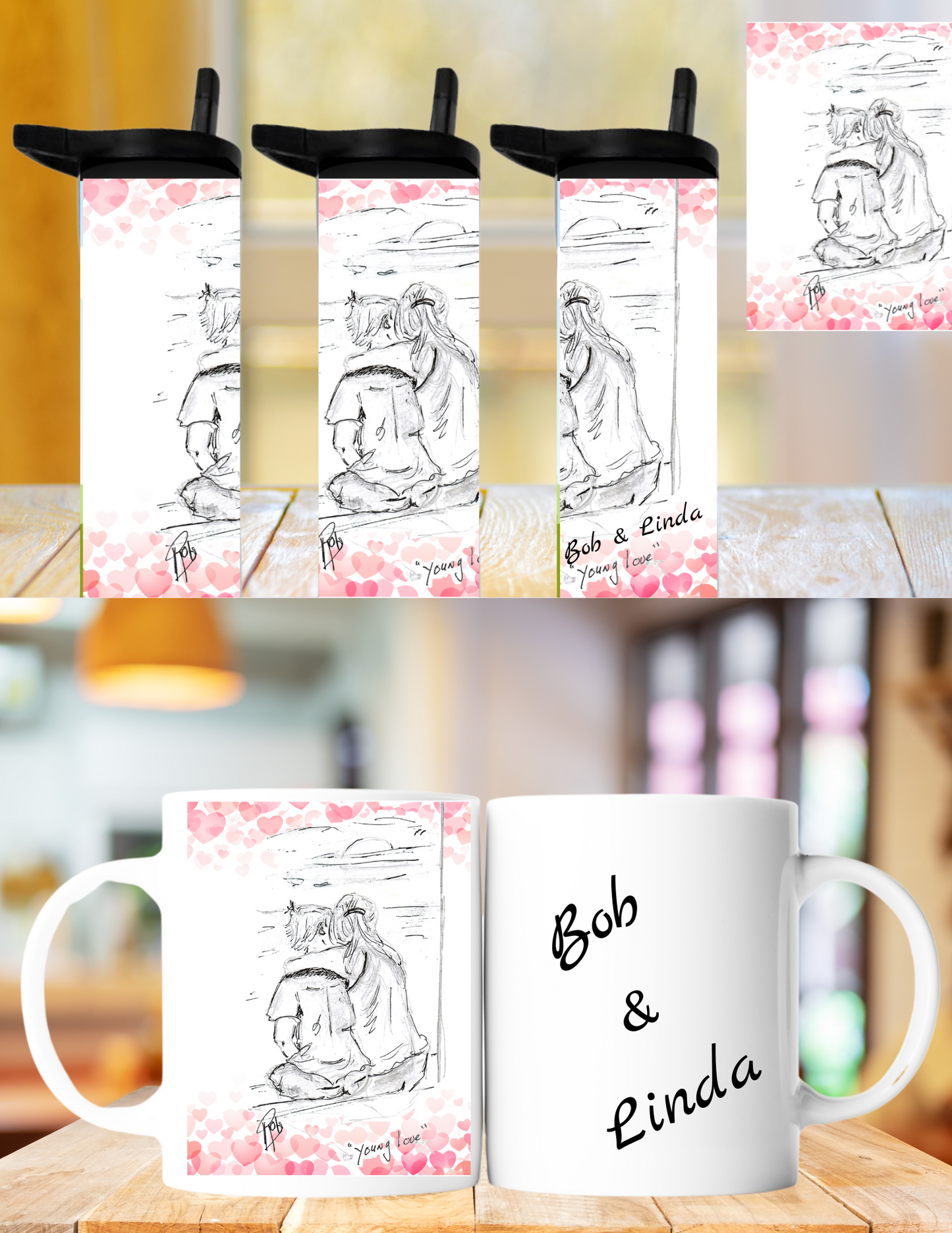 Young Love Mugs & Tumblers