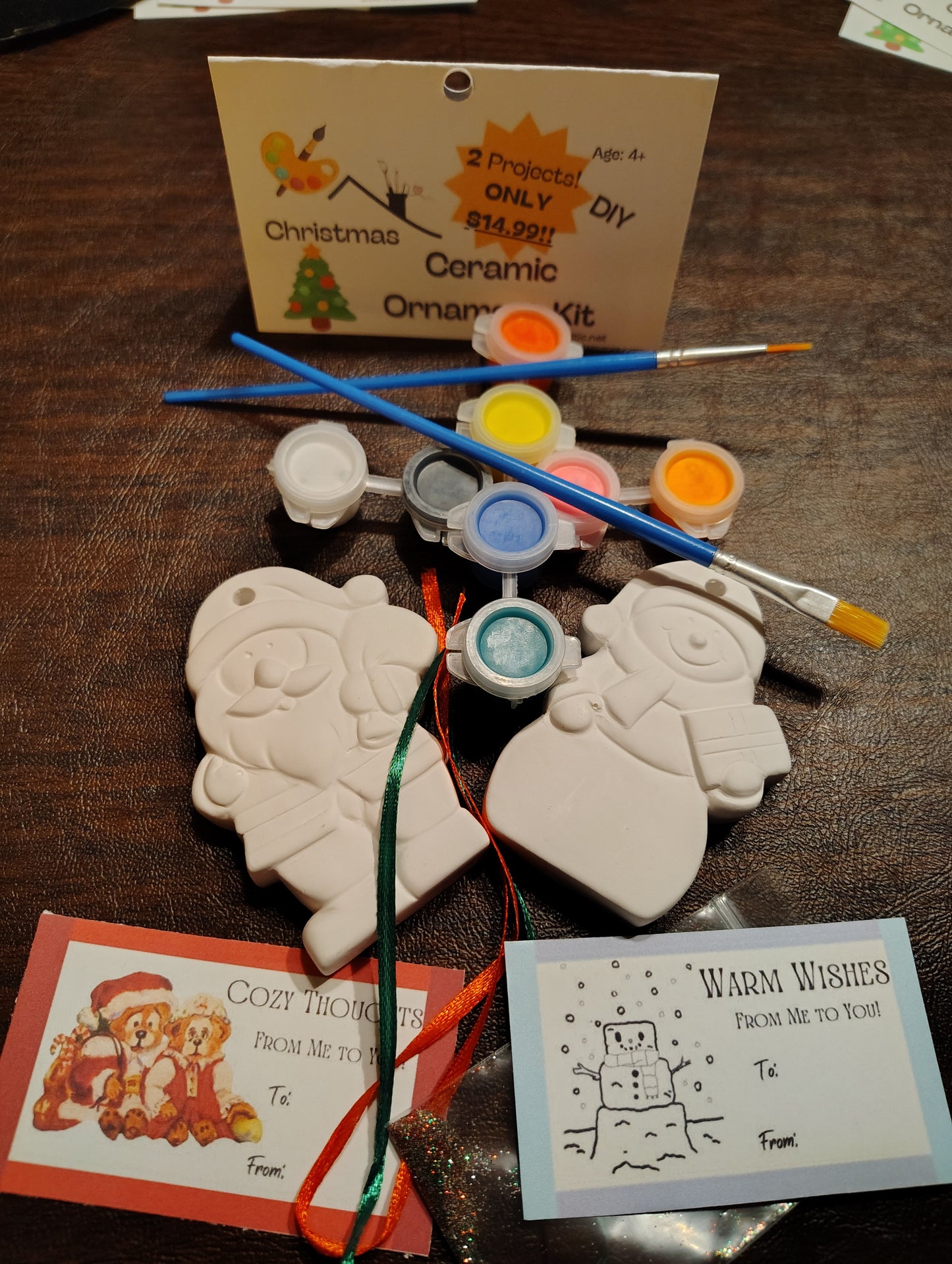 Christmas Ceramic Ornament Kit