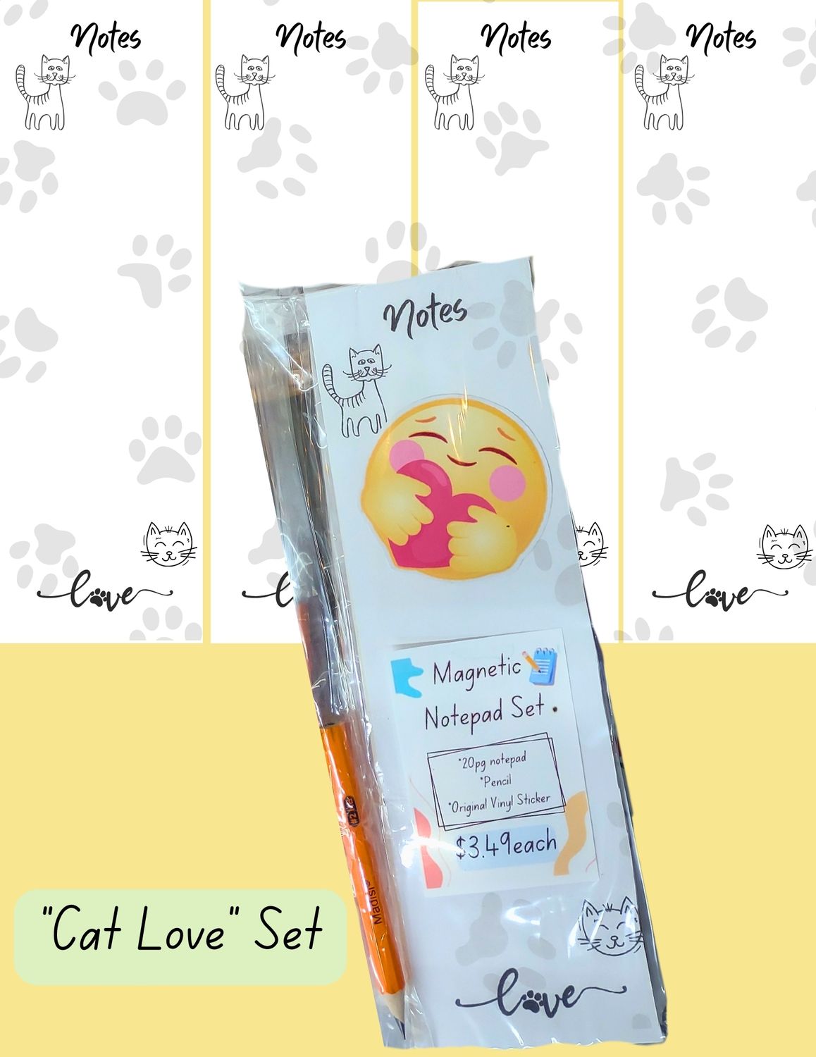 Magnetic Notepad Set
