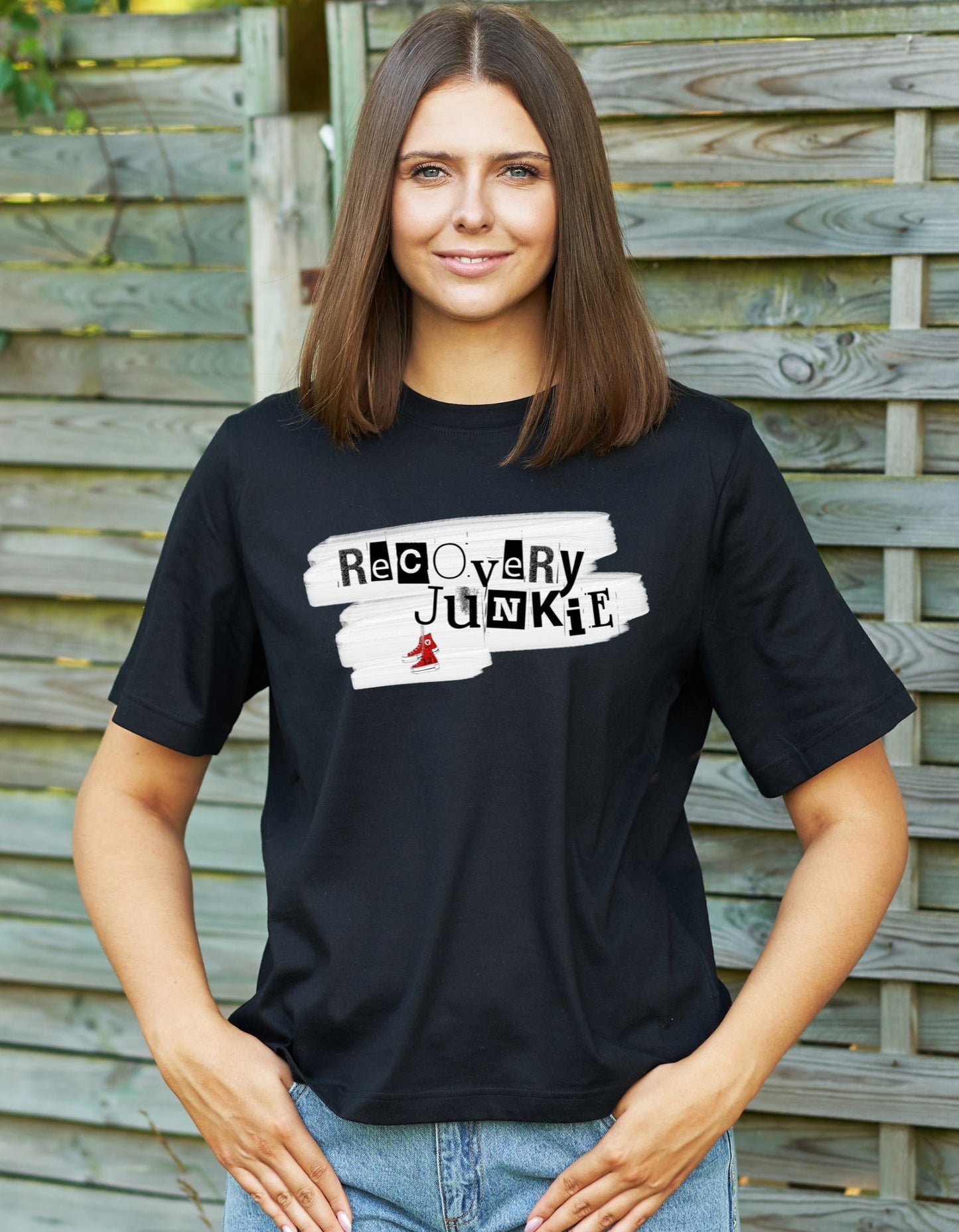 "Recovery Junkie" Adult Shirts