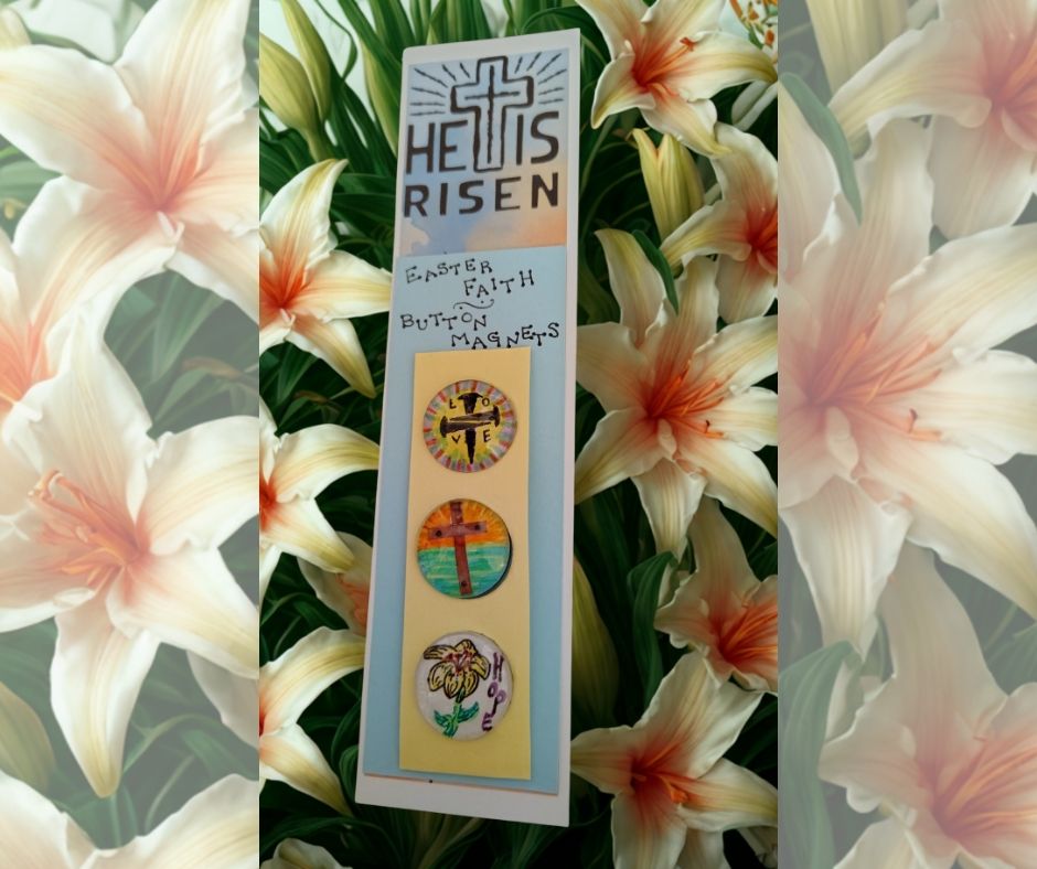 Seasonal Button Magnet 3pk
