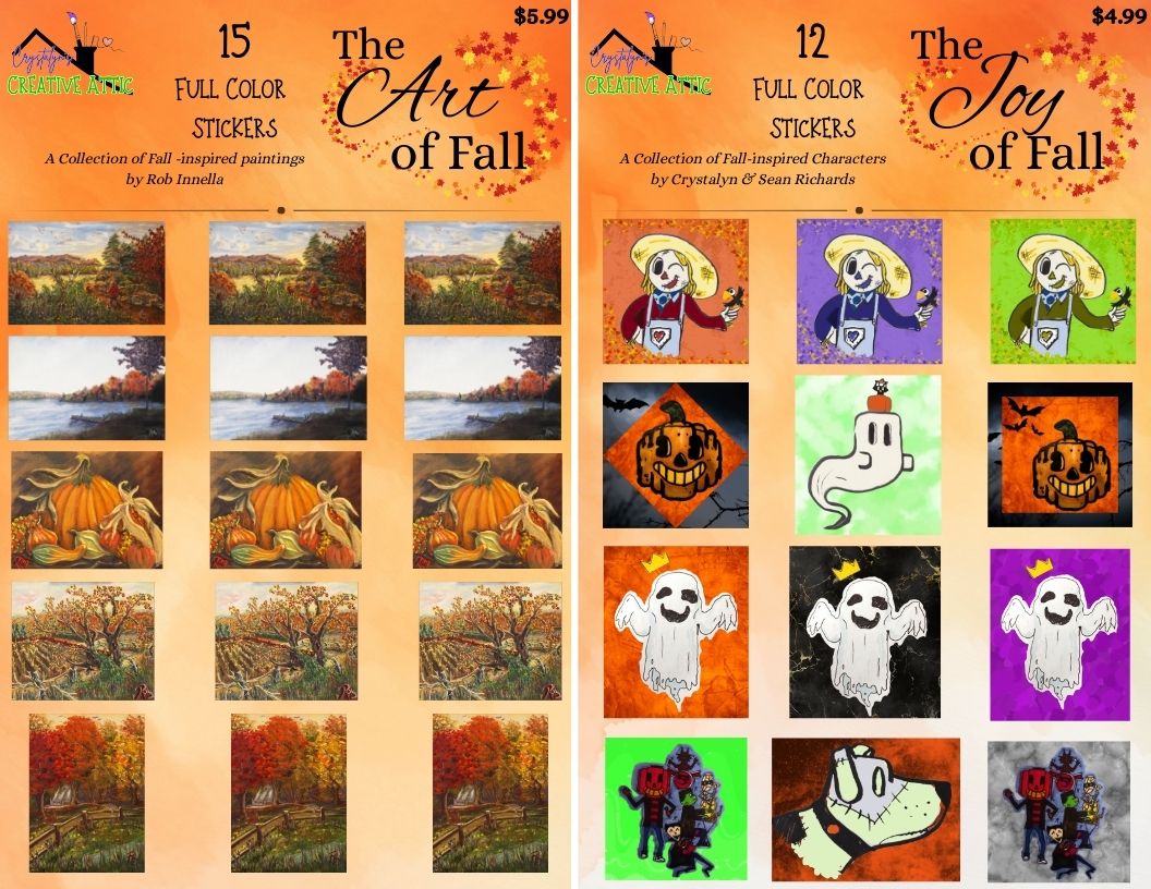 The Art and Joy of Fall Sticker Sheets