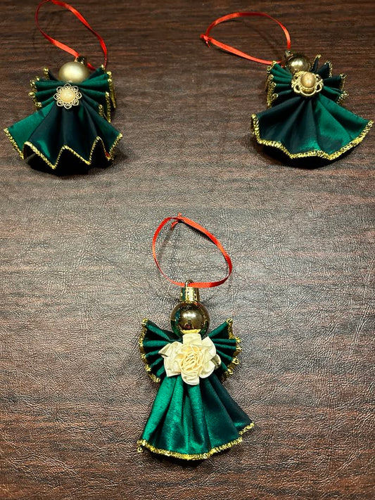 Handmade Ribbon Angel Ornament