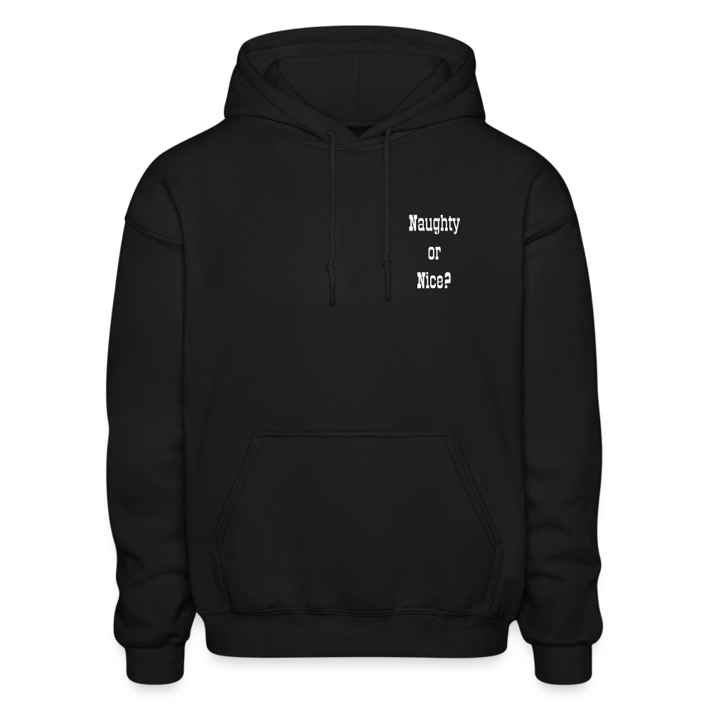 "Santa/Judge" Adult Hoodie - black
