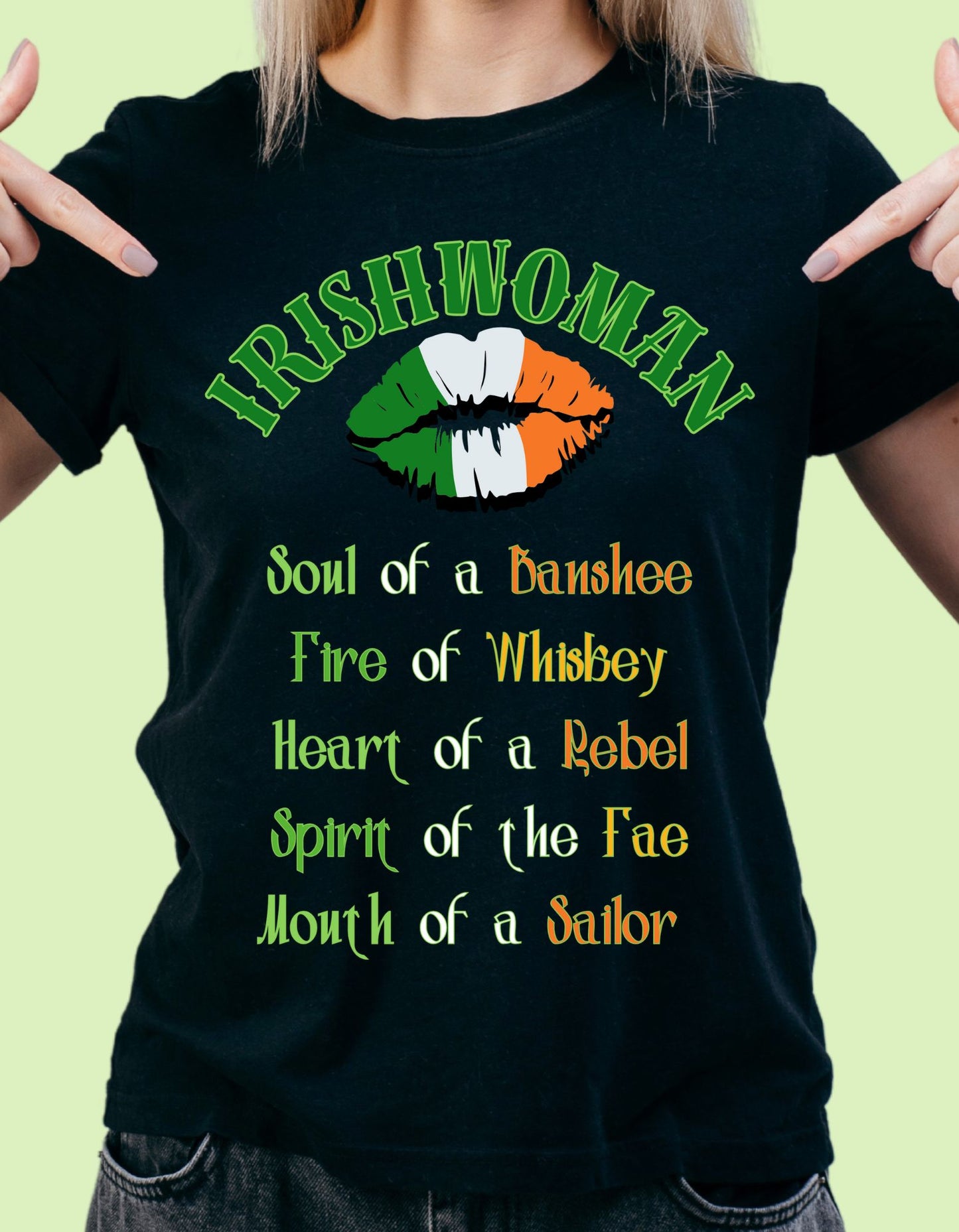 Irishwoman's Soul Adult Shirt