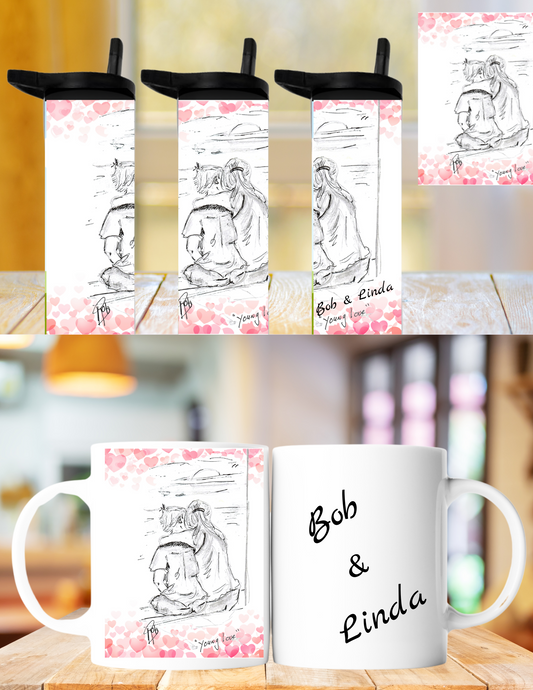 "Young Love" Mugs & Tumblers