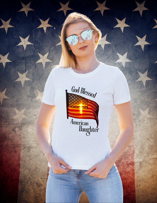 "God Blessed American" Youth & Adult T-Shirts