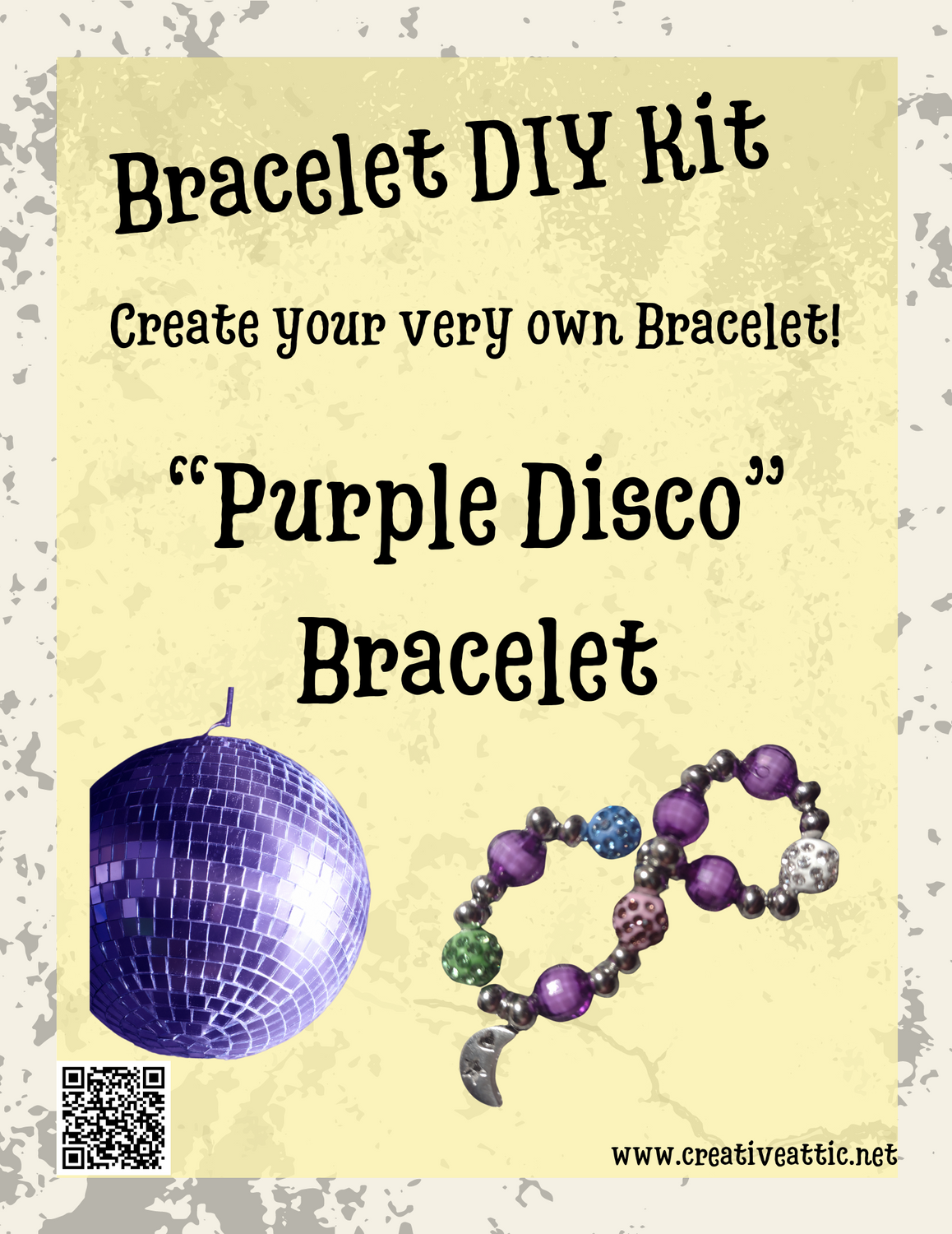 DIY Bracelets: Purple Disco