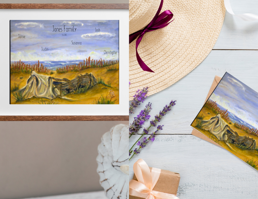 "Beached" Wall Art & Note Cards