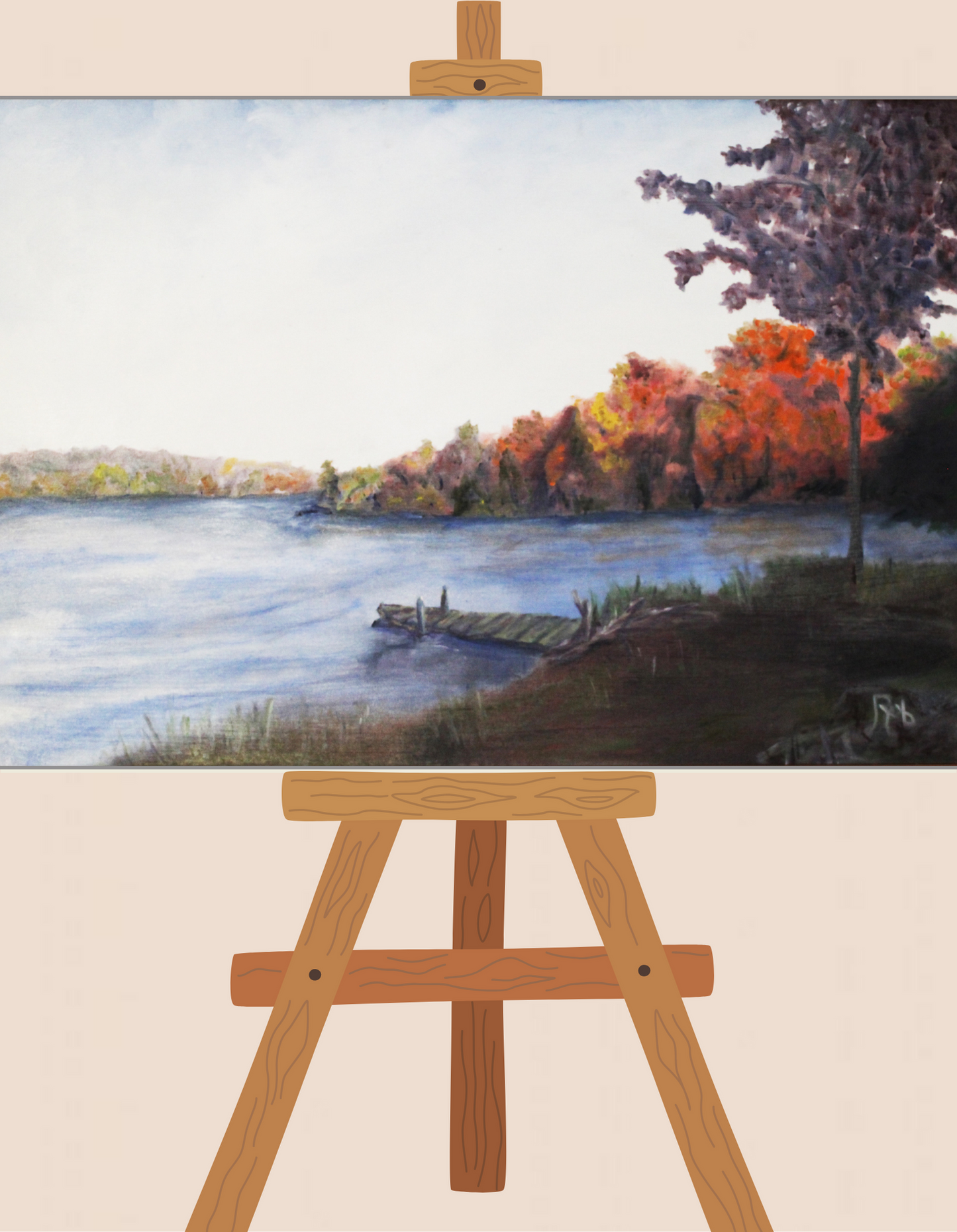 Fall/Autumn Inspired Prints: Dock on the Lake