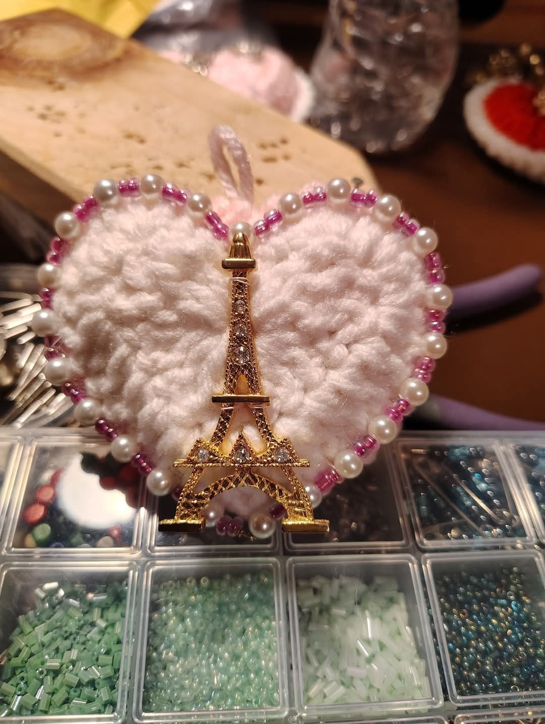 Handmade Heirloom Heart Ornament