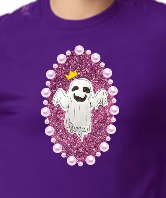 "Glitter Ghost" T-shirt