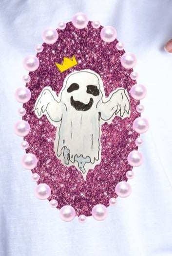 "Glitter Ghost" T-shirt