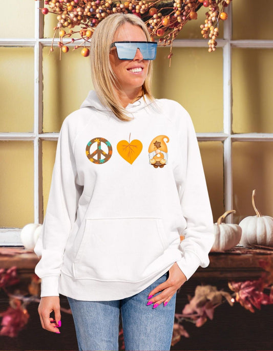 Peace-Love-Fall (Gnome) Sweatshirts