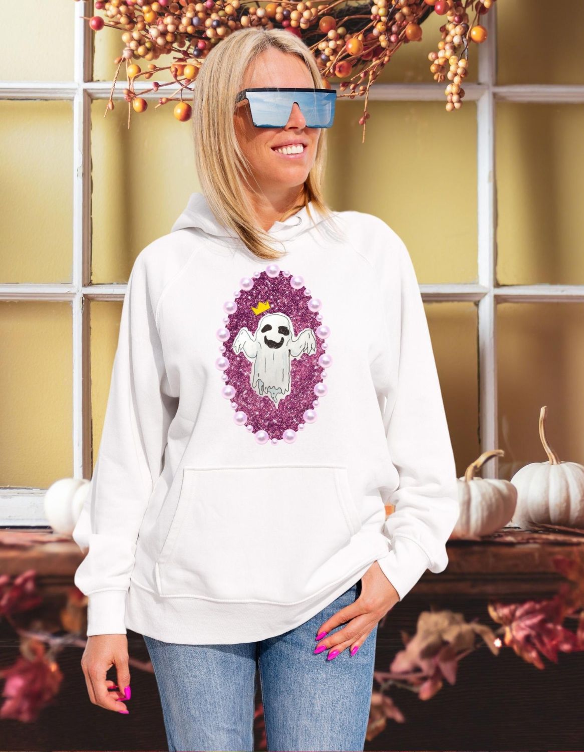 Glitter Ghost Sweatshirts