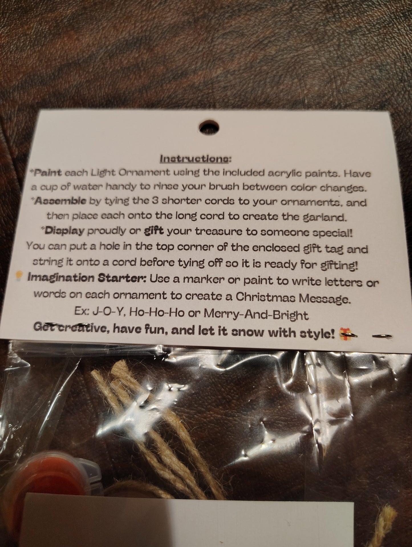 "Merry & Bright" Mini Garland Kit