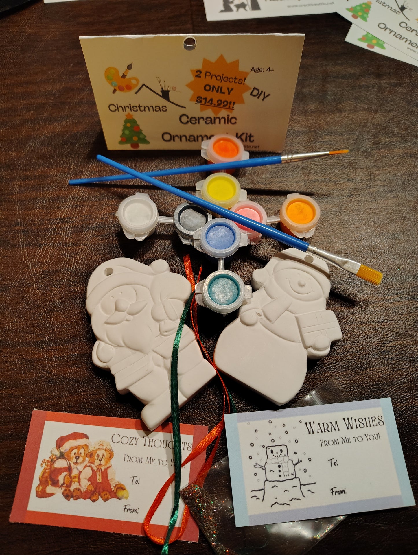 Christmas Ceramic Ornament Kit