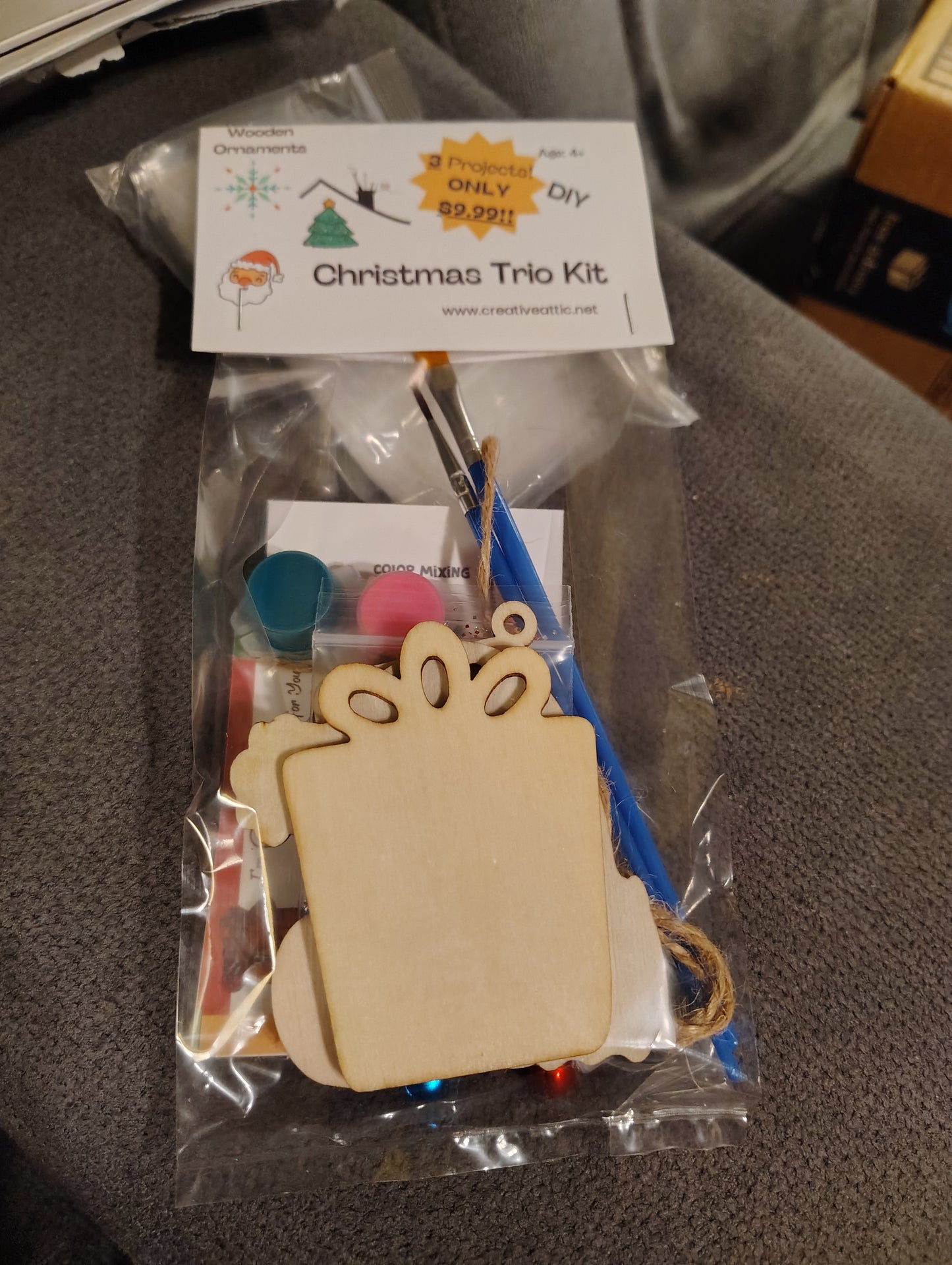 Christmas Trio Ornament Kit