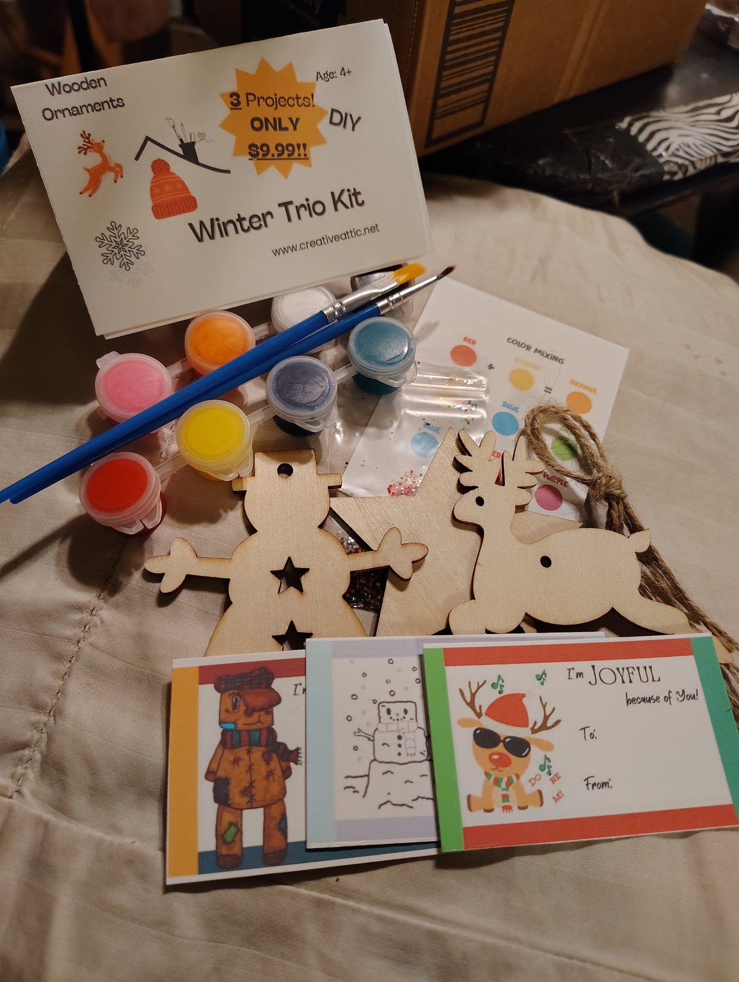 Winter Trio Ornament Kit