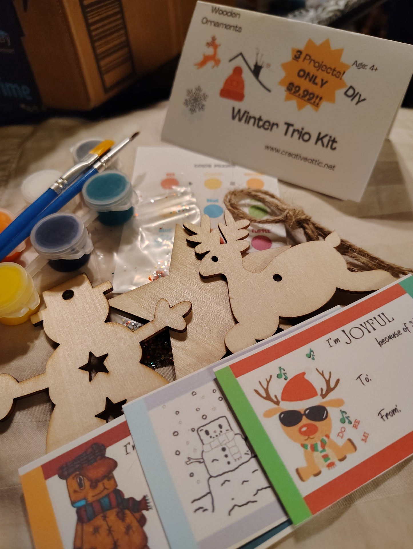 Winter Trio Ornament Kit