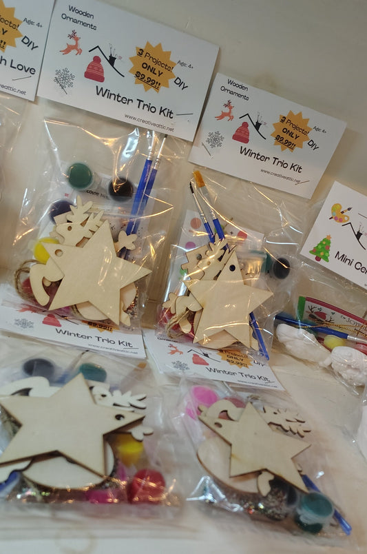 Winter Trio Ornament Kit