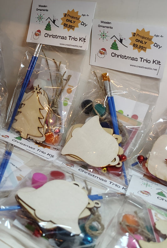 Christmas Trio Ornament Kit
