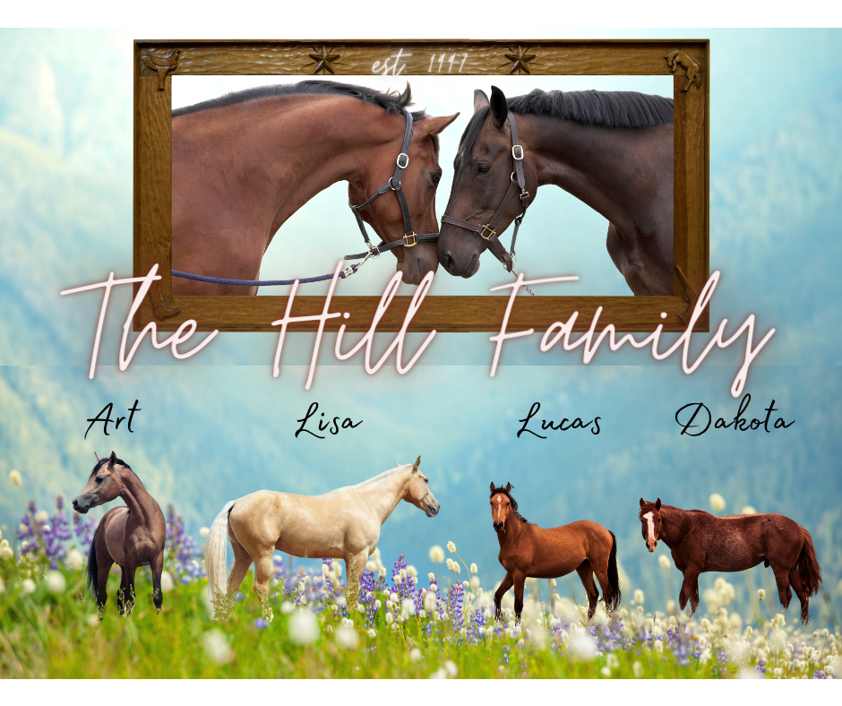 "Horse Family" Wall Art & Note Cards