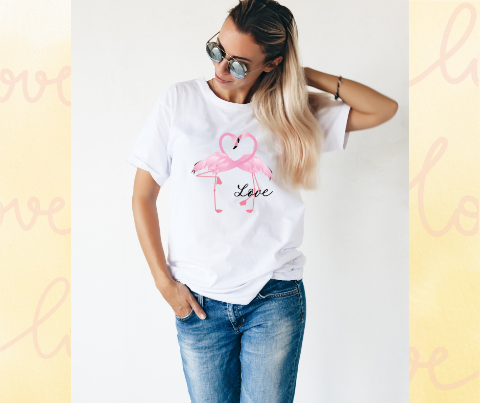 "Flamingo Love" T-Shirts