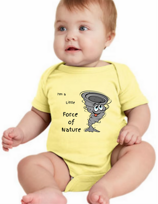 "Little Force of Nature" Onsie