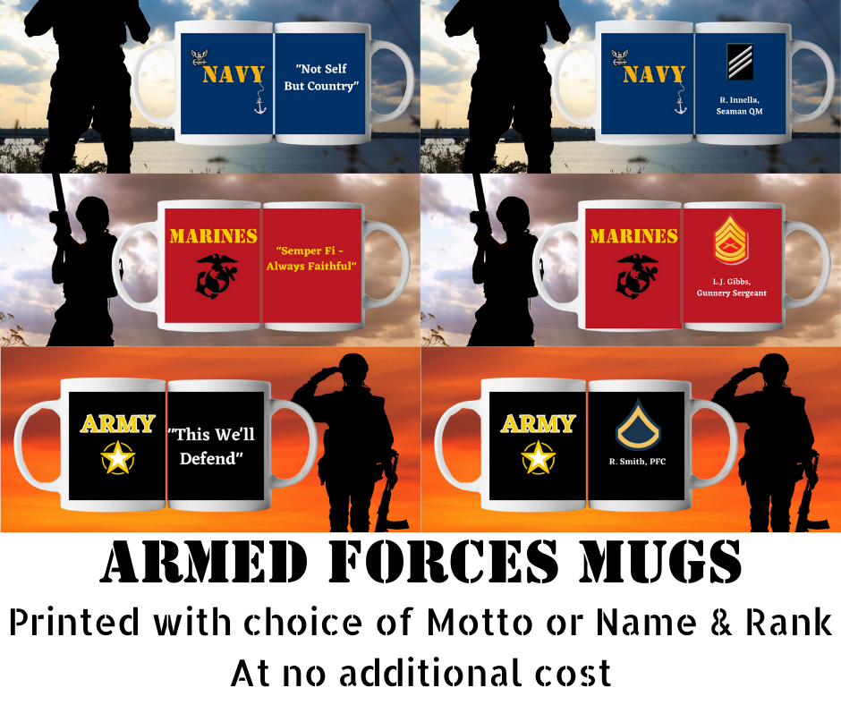 Armed Forces Tumblers & Mugs