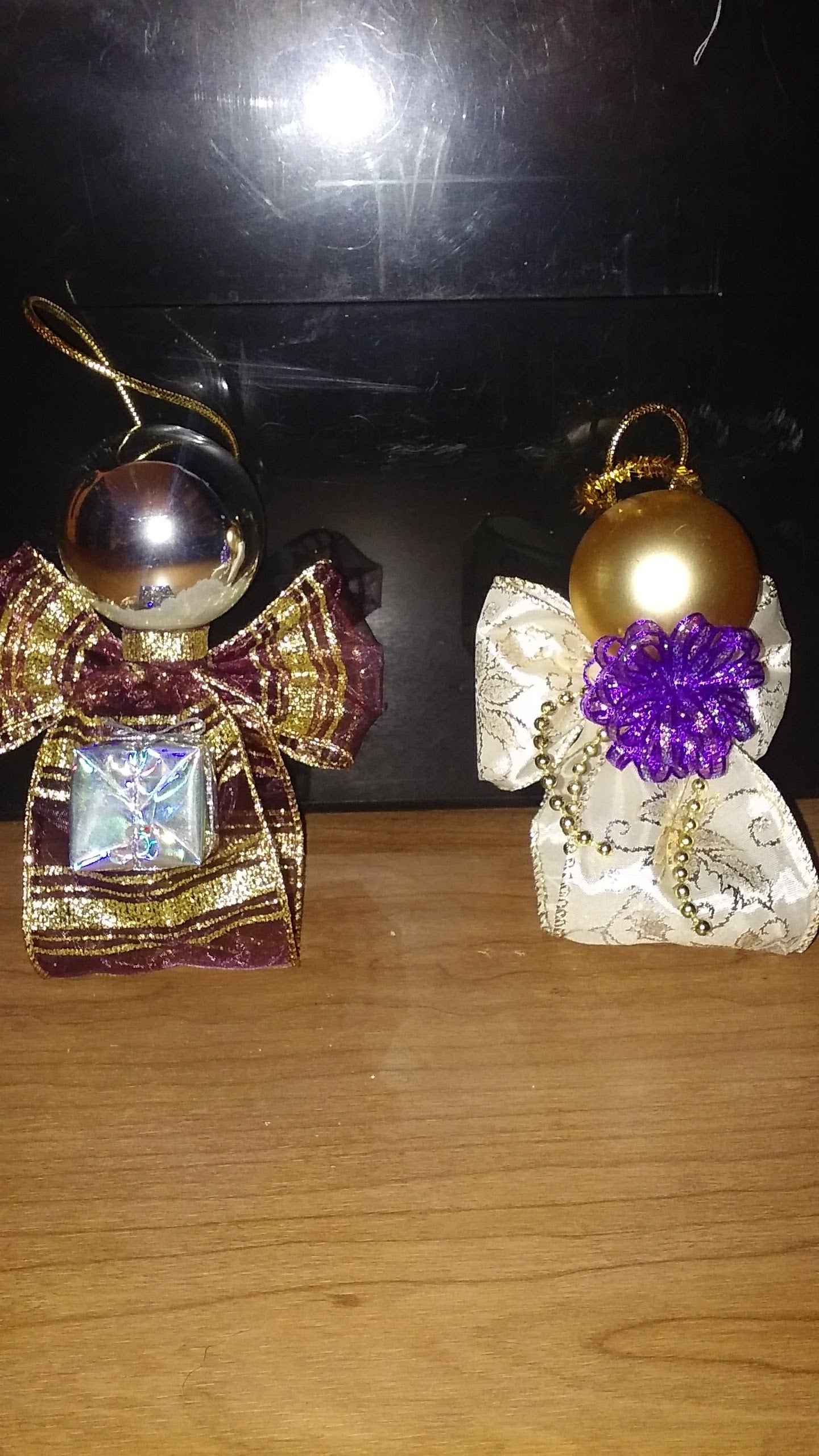 Handmade Ribbon Angel Ornament