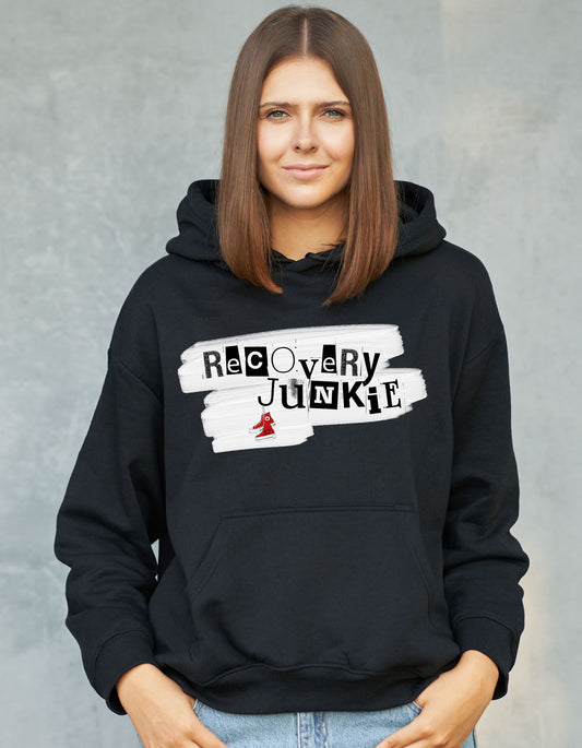 "Recovery Junkie" Adult Hoodie