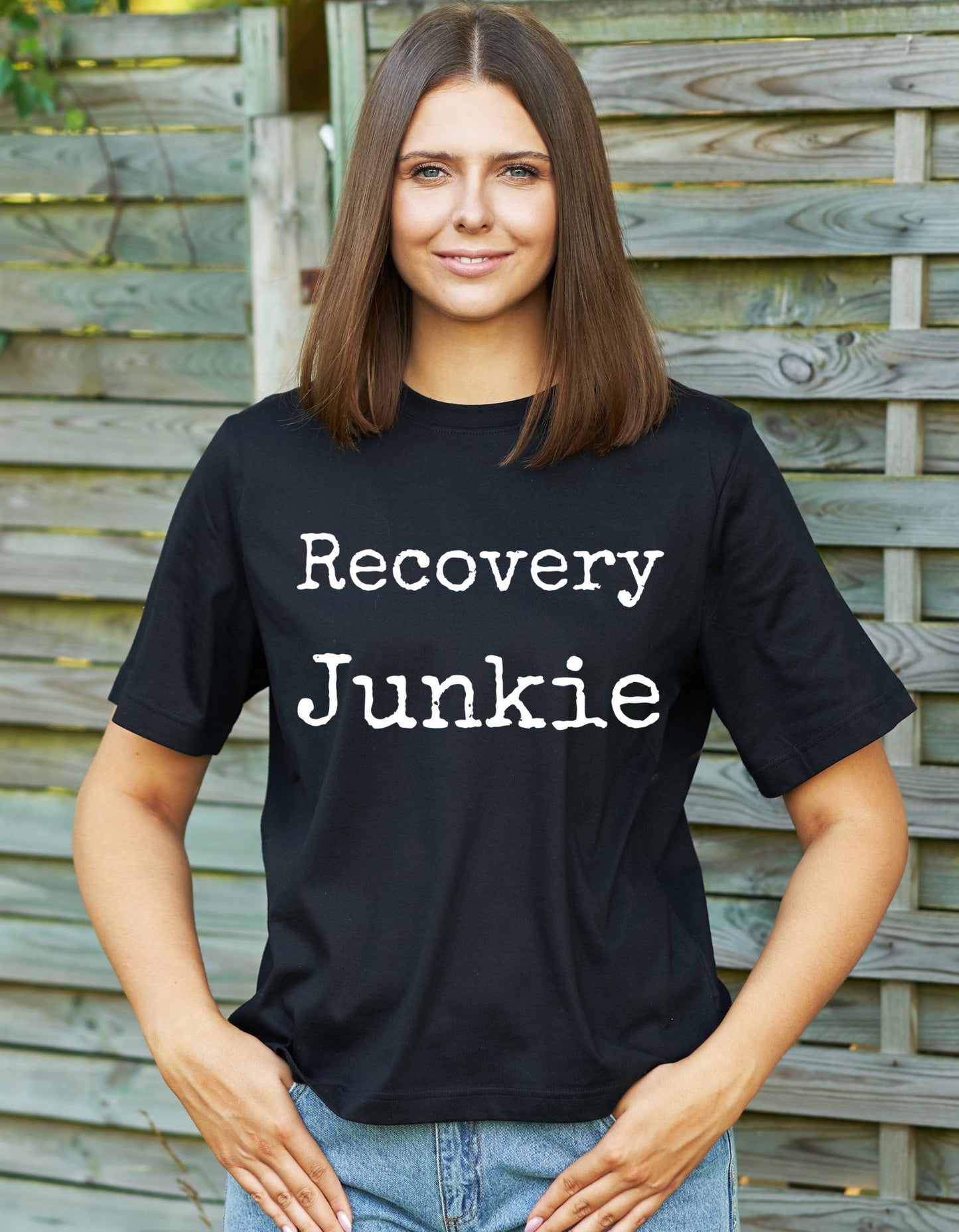 "Recovery Junkie" Adult Shirts