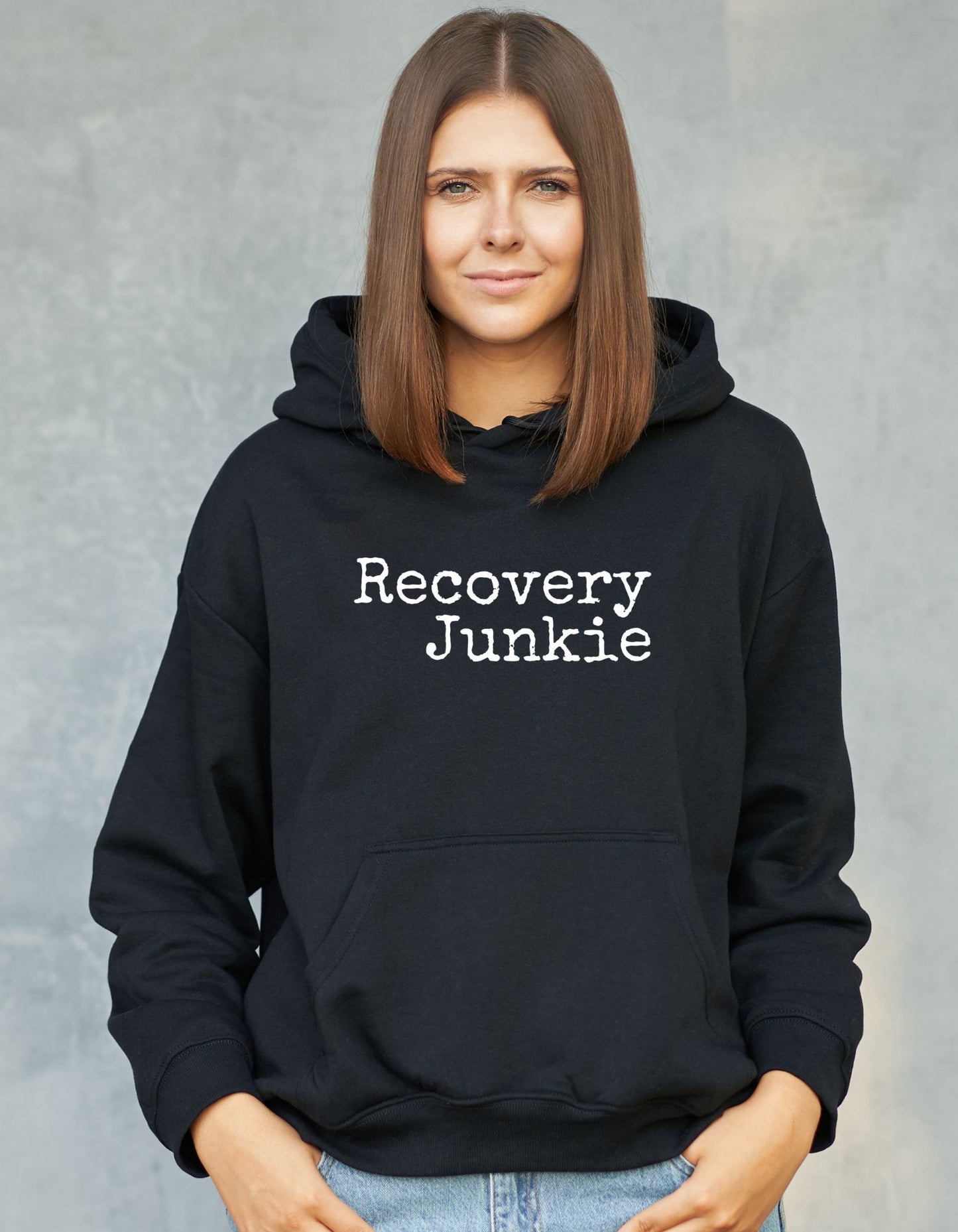 "Recovery Junkie" Adult Hoodie