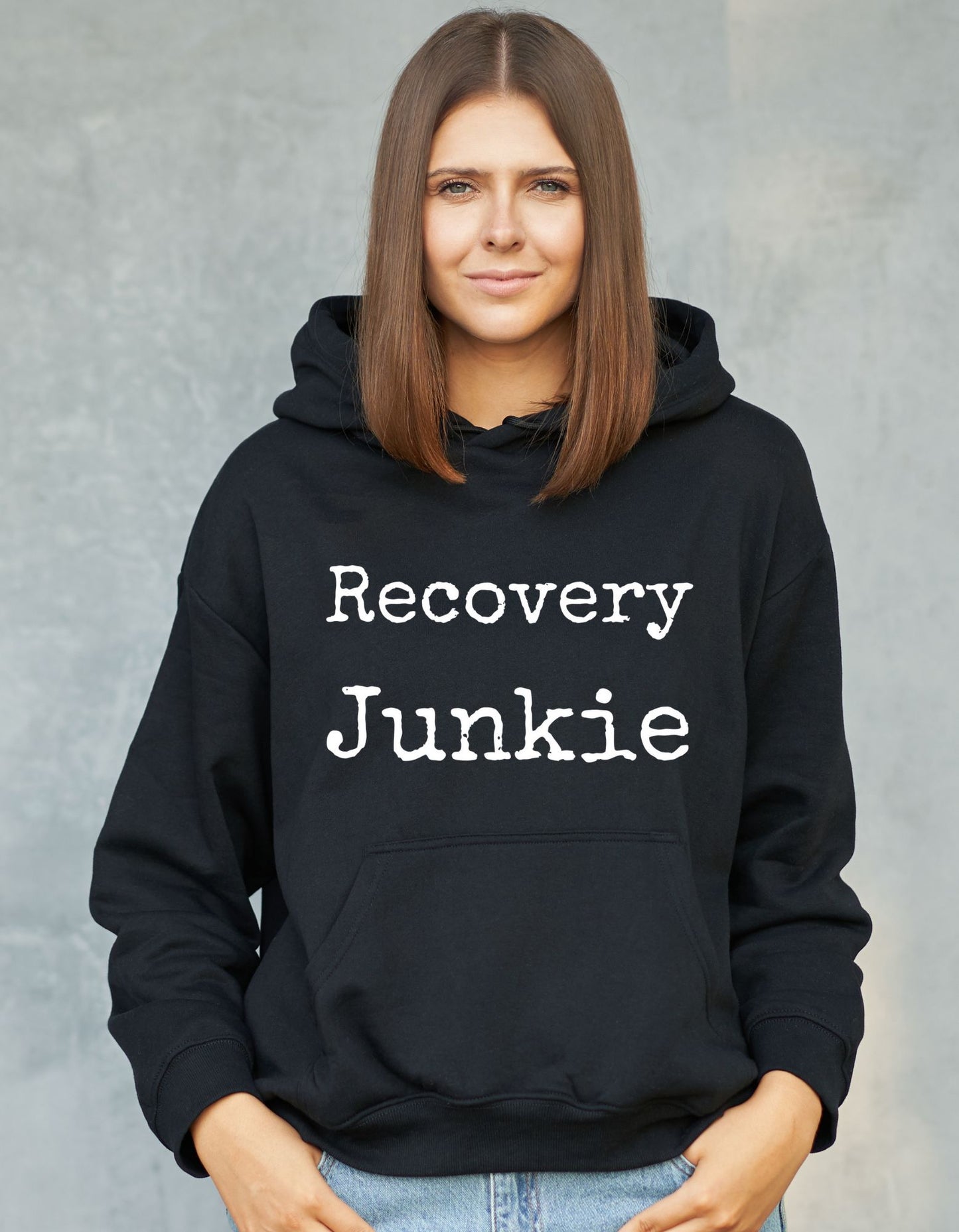 "Recovery Junkie" Adult Hoodie