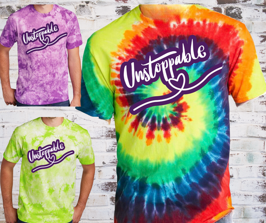 "Unstoppable Tie Dye" T-Shirts