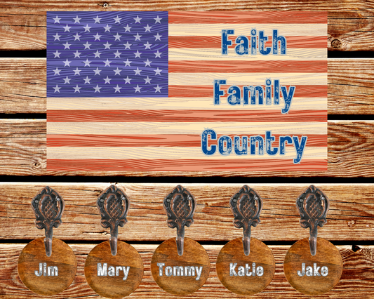 "American Family Portrait" Wall Art