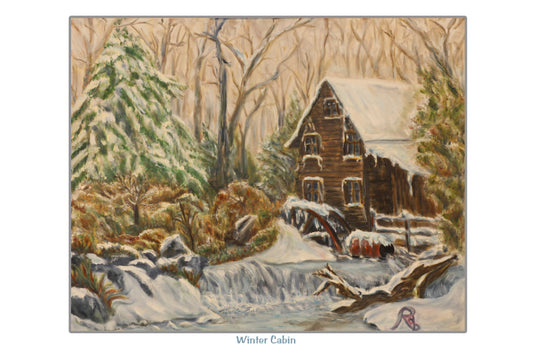 Winter Inspired Prints: Winter Cabin