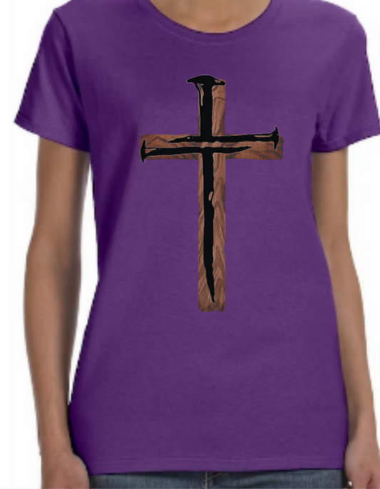 "3 Nails Cross" Youth & Adult T-Shirts