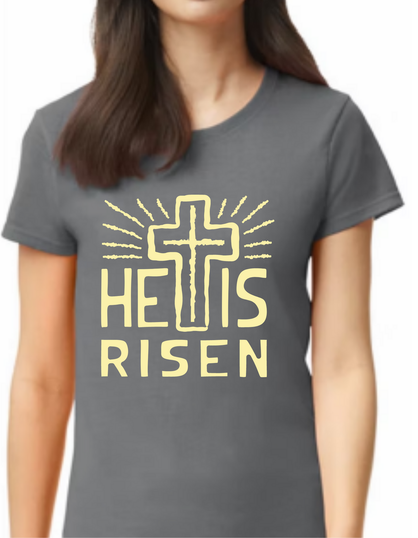 "He is Risen" Adult T-Shirts