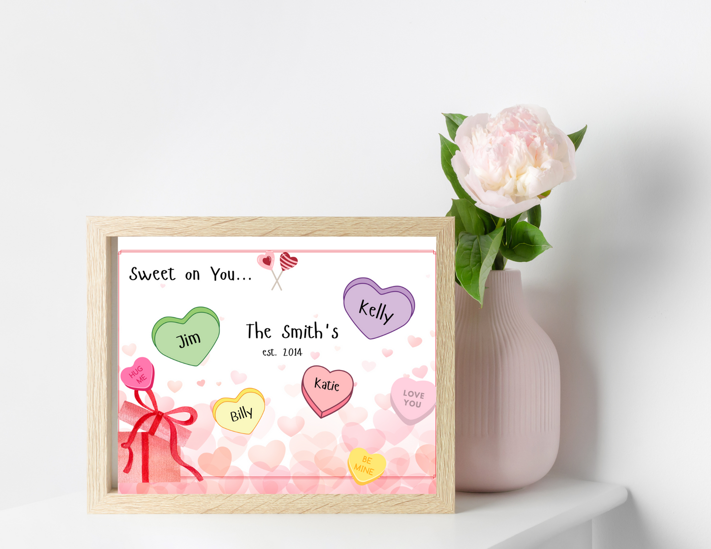 "Sweet on You" Wall Art & Note Cards