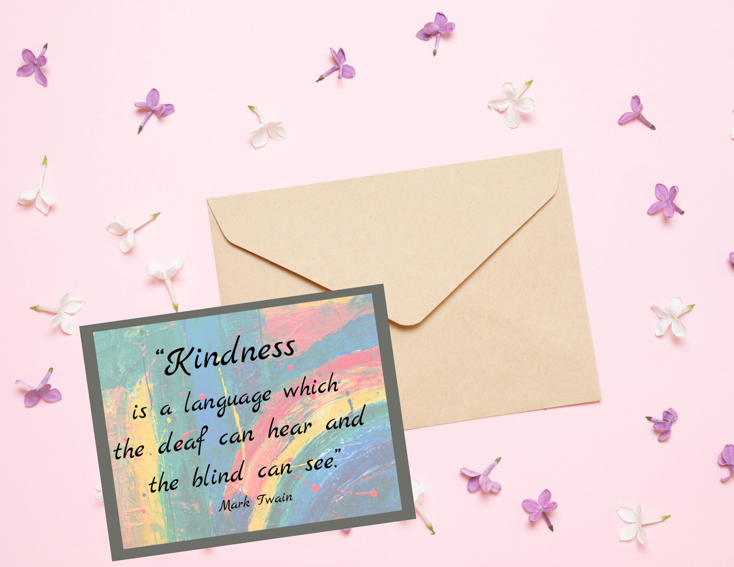 "Language of Kindness" Wall Art & Note Cards