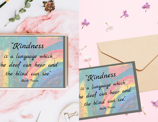 "Language of Kindness" Wall Art & Note Cards