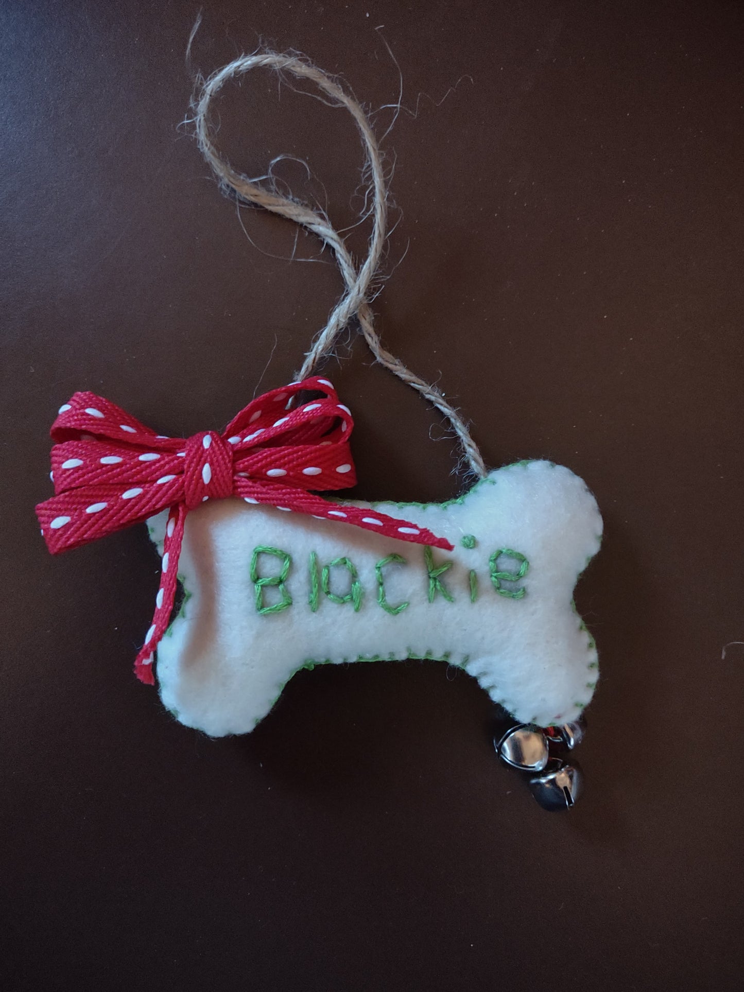 Puppy Love Dog Bone Ornament