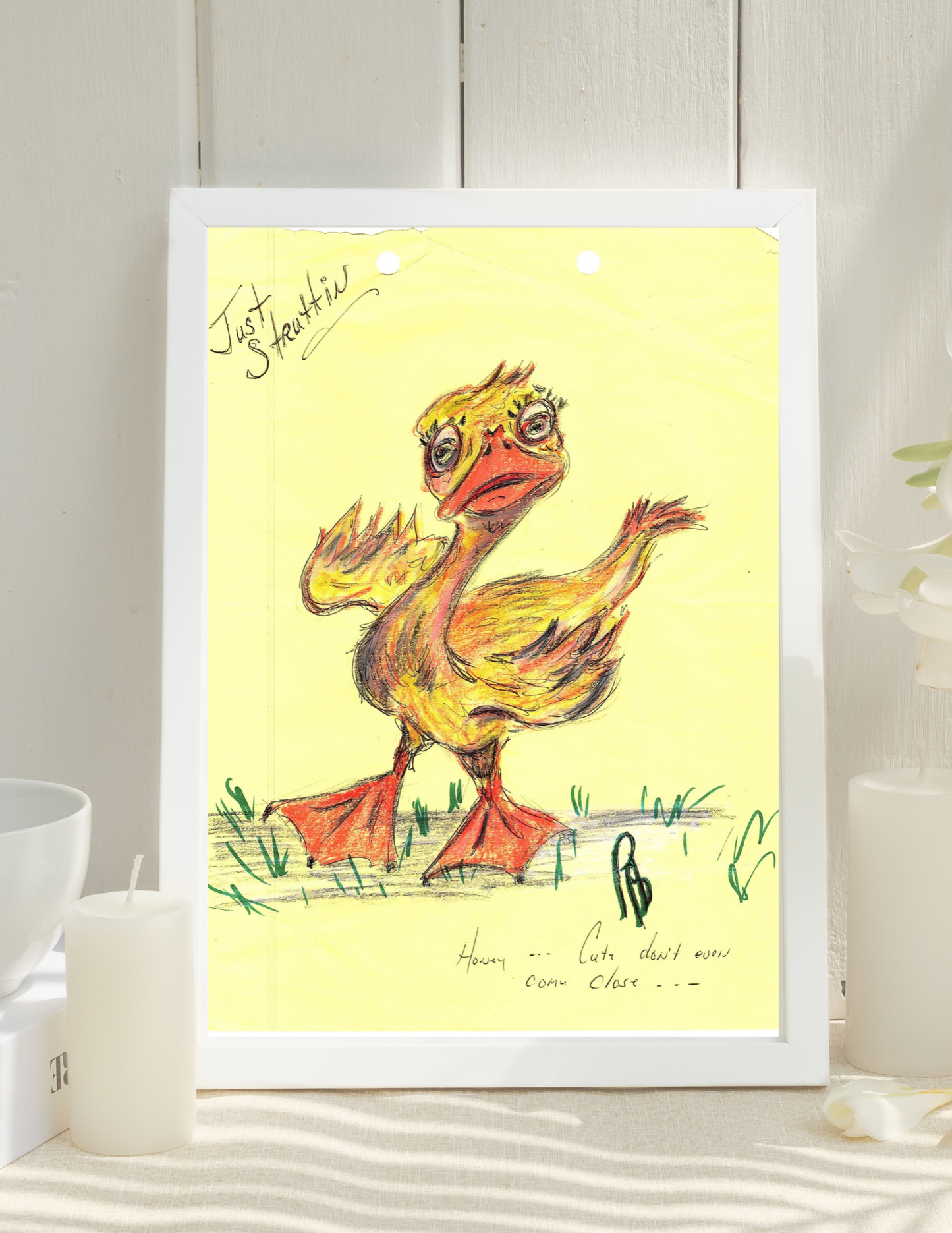 "Just Struttin'" Wall Art & Note Cards