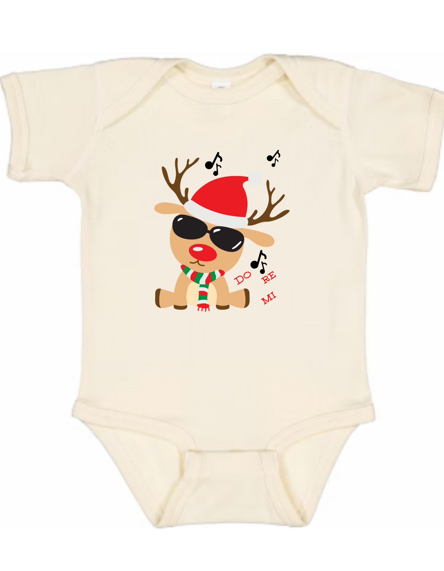 "Rockin' Rudy" Short Sleeve Baby Bodysuit