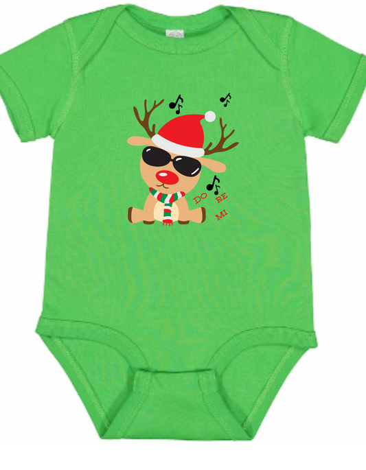 "Rockin' Rudy" Short Sleeve Baby Bodysuit