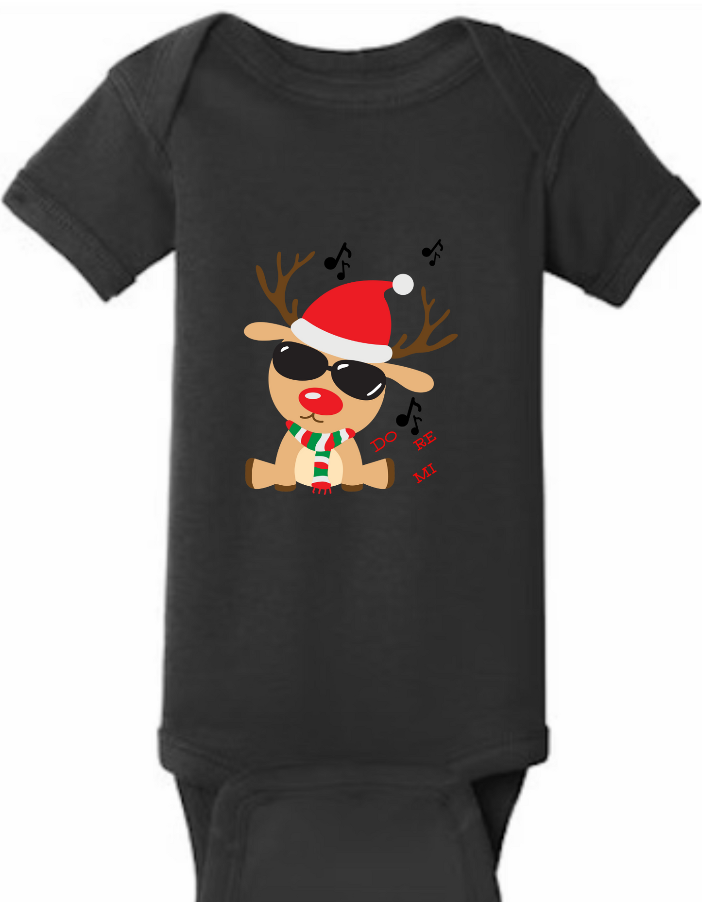 "Rockin' Rudy" Short Sleeve Baby Bodysuit