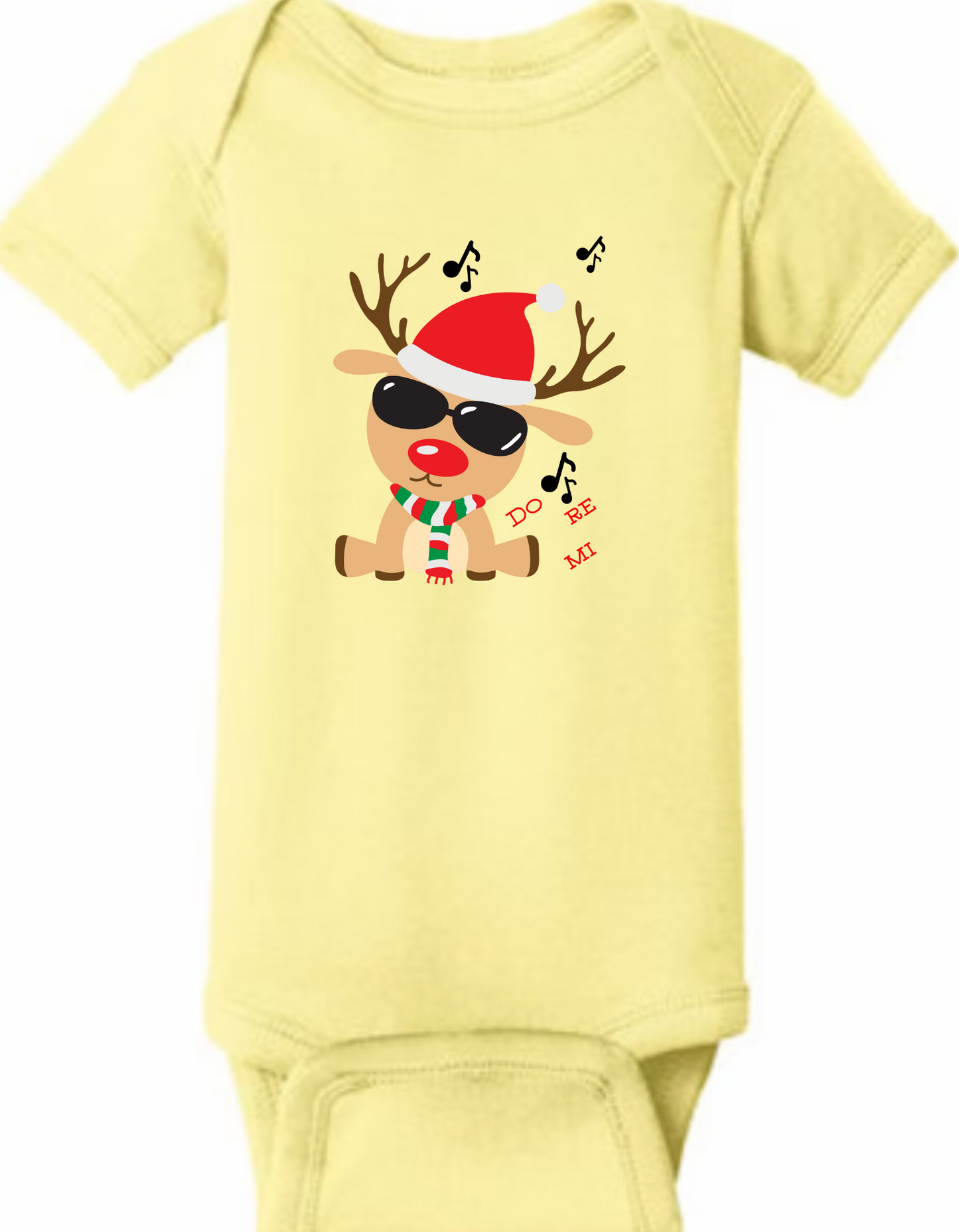 "Rockin' Rudy" Short Sleeve Baby Bodysuit