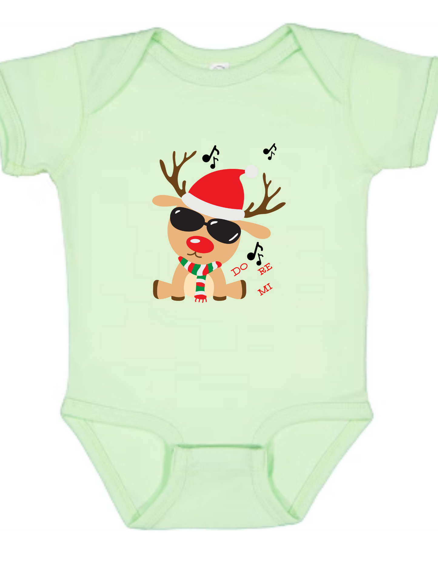 "Rockin' Rudy" Short Sleeve Baby Bodysuit